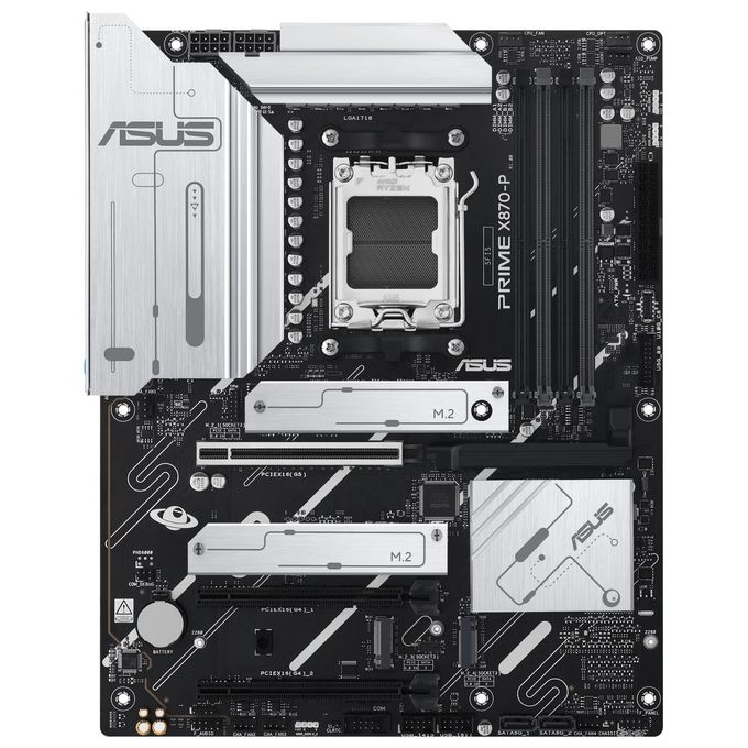 ASUS 90MB1IT0-M0EAY0 PRIME Scheda Madre AM5 DDR5 USB4 PCIe 5.0 M.2 Wi-Fi 7 colore Nero