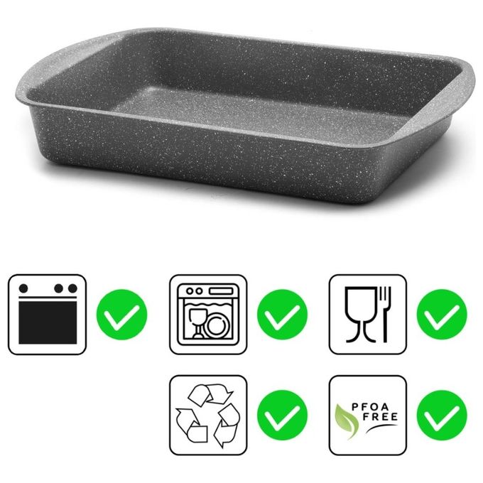 Aeternum Lasagnera Bakeware Petravera Grigio Pietra