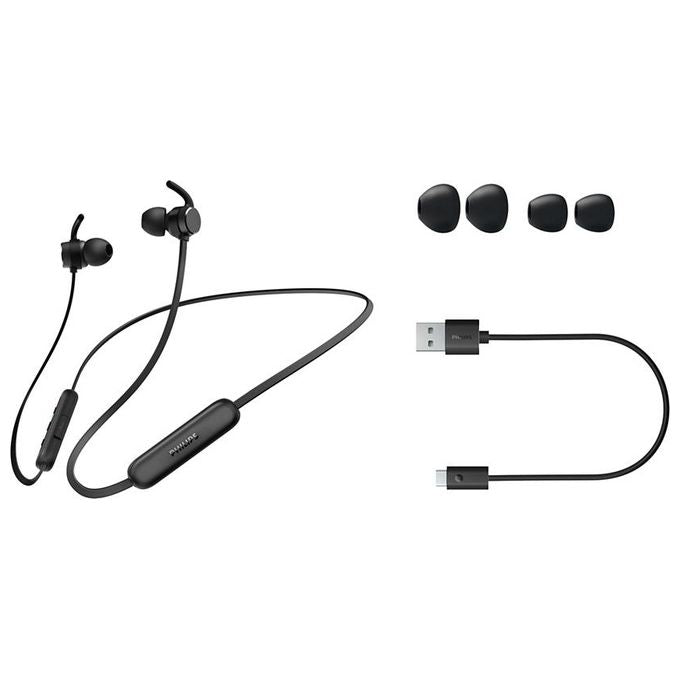Philips Serie 1000 TAE1209BK-00 Auricolare Wireless In-ear Passanuca Chiamate-Musica-Sport-Tutti i giorni Bluetooth Nero