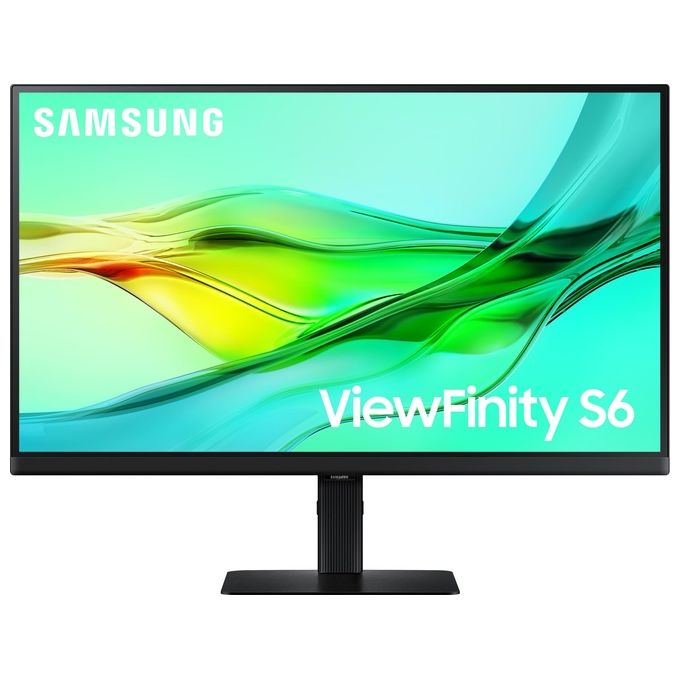 Samsung LS27D600UAUXEN ViewFinity S6 Monitor PC 27'' QHD IPS USB-C Docking HDR10 90W colore Nero