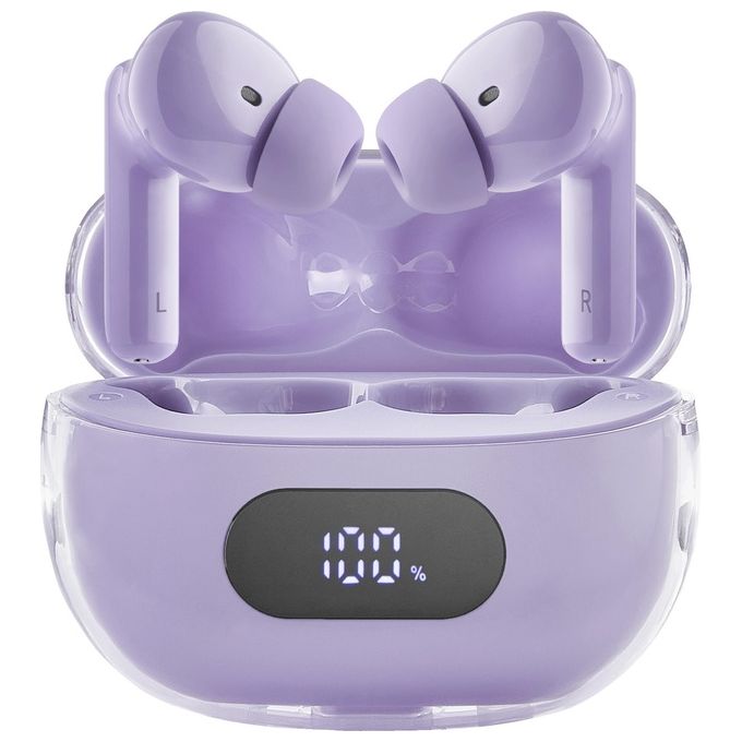Intenso T313AE Buds Plus Auricolari TWS Bluetooth 5.4 ANC ENC 25h autonomia colore Viola