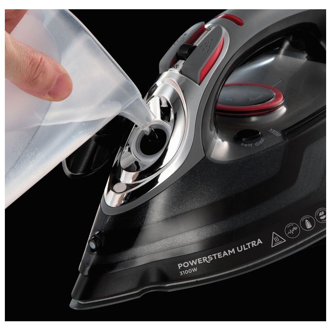 Russell Hobbs 20630-56 Ferro da Stiro a Vapore Piastra Ceramica 3100 W Vapore Continuo 45 g-min Getto 210 g-min colore Nero Grigio