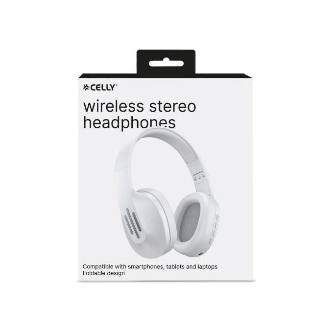 Celly Cuffie Wireless Bianco