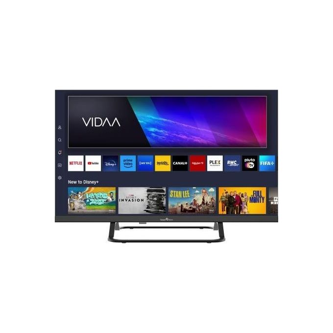Smart-Tech 24HV02V Smart TV LED 24'' HD Ready VIDAA Wi-Fi DVB-T2 3 HDMI 2 USB colore Nero