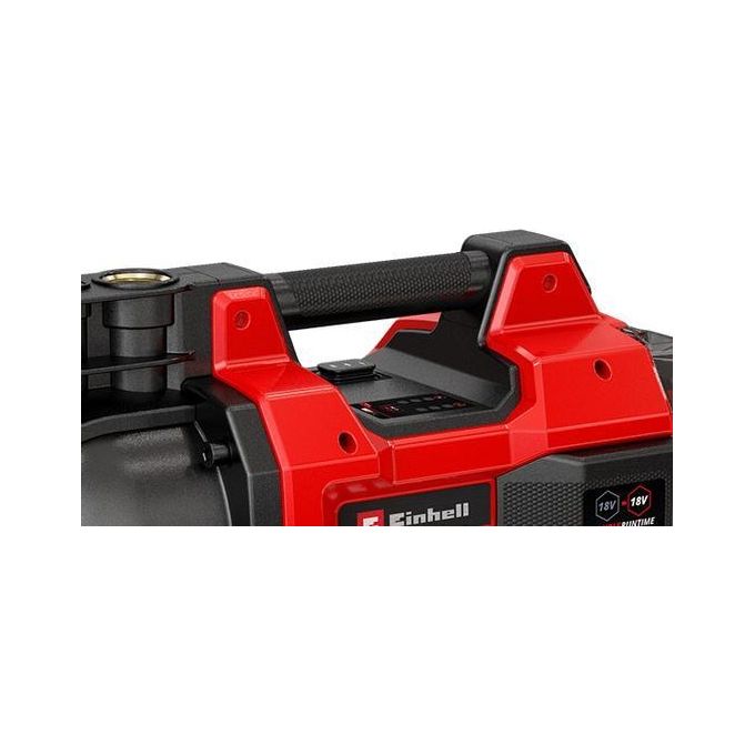 Einhell 4180430 AQUINNA 18-30 F LED Pompa da Giardino a Batteria 28 bar 3000 l-h 18 V colore Nero Rosso