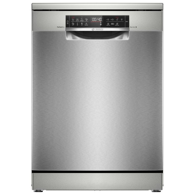 Bosch SMS6ZCI16E Serie 6 Lavastoviglie Libera Installazione 14 coperti Classe B 40 dB Wi-Fi PerfectDry (85x60x60 cm) colore Acciaio inox