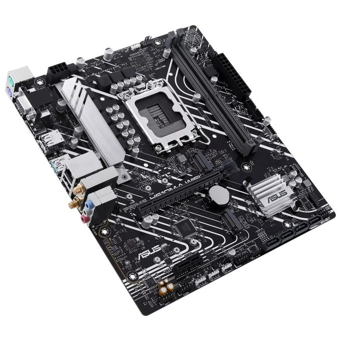 Asus 90MB1G00-M0EAY0 PRIME H610M-A WIFI Scheda Madre Intel H610 LGA 1700 Micro ATX DDR5 WiFi 5 USB 3.2 Gen 2