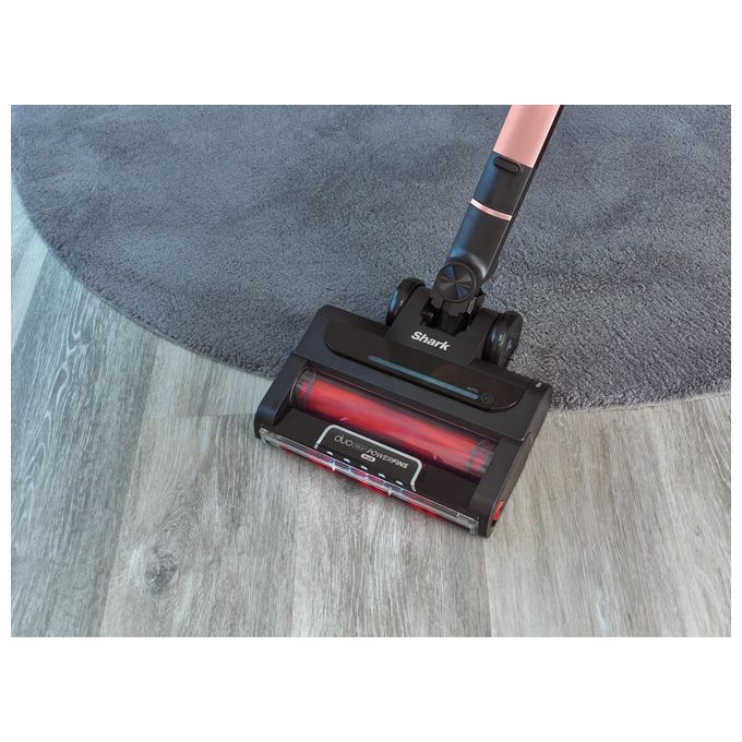 Shark IZ400EU Stratos Aspirapolvere a Bastone 2 in 1 Senza Filo DuoClean PowerFins Plus autonomia 60 min colore Nero Pesca