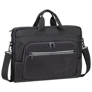 Rivacase 7531 Alpendorf Borsa Ventiquattrore per Notebook fino a 16'' in Poliestere Riciclato RPET con Tasca Imbottita e Tracolla Rimovibile colore Nero
