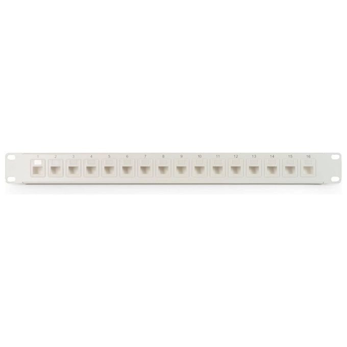 Link pannello patch vuoto colore grigio 16 porte