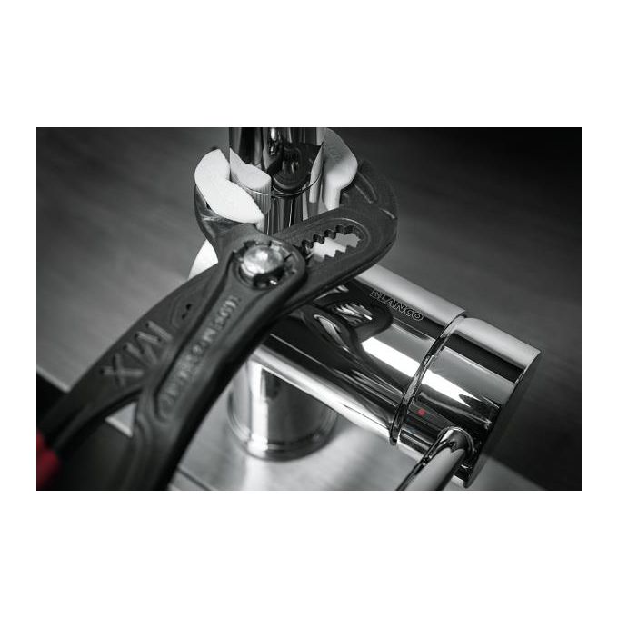 NWS AGH-1660-12-180 Maxi MX Tenaglia regolabile 180 mm con impugnatura ergonomica e regolazione rapida a pulsante colore Nero