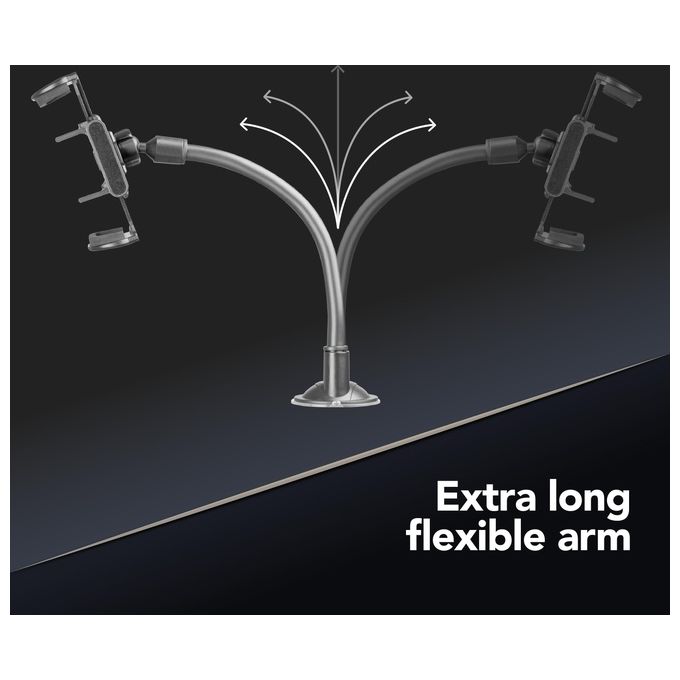 Cellular Line Hug Flexi XL Universal Supporto smartphone da auto con fissaggio a ventosa