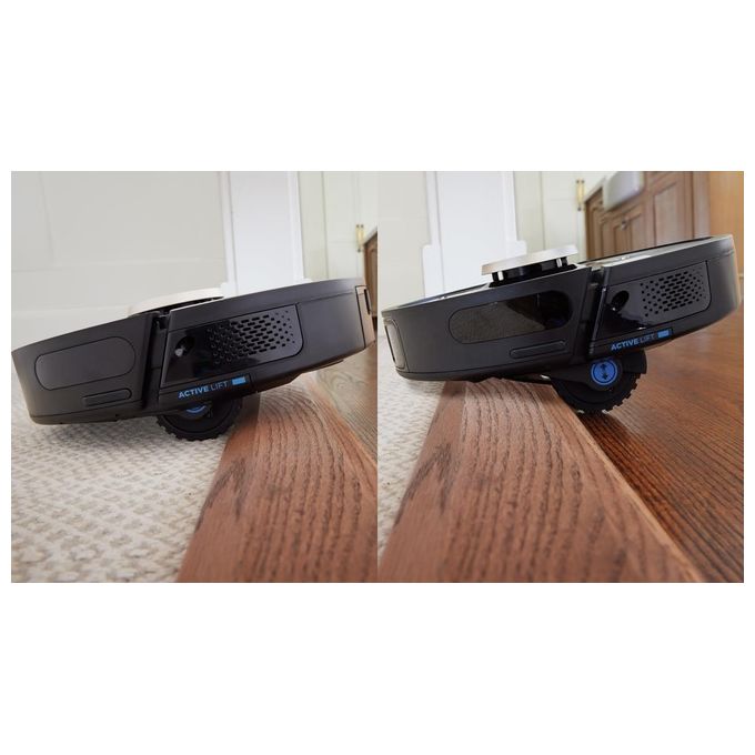 Shark RV2820VEEU PowerDetect Robot aspirapolvere LiDAR 3D capacita' 0,23 L autonomia 100 min Wi-Fi app controllo vocale colore Nero Champagne