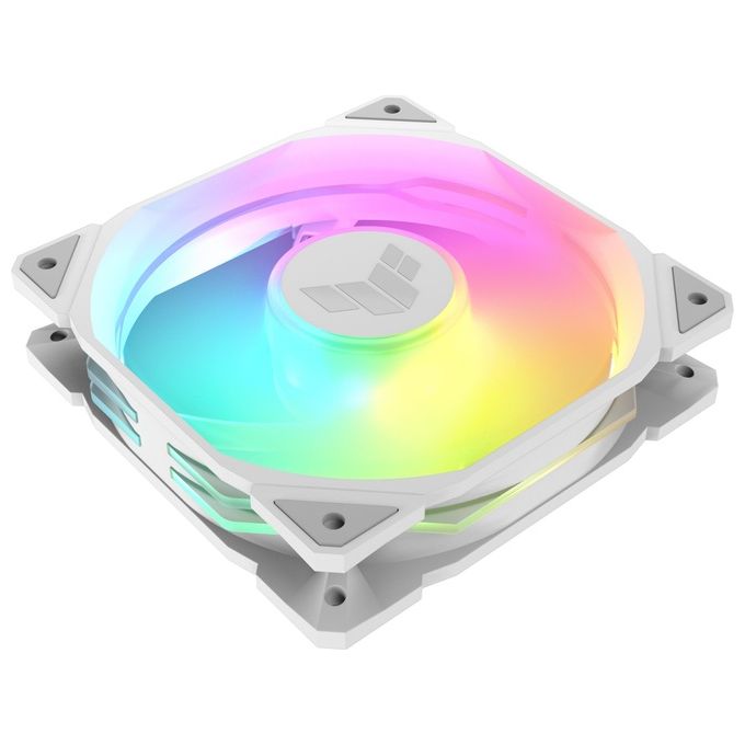 ASUS 90DA00D3-B09020 TUF GAMING TR120 ARGB REVERSE 3IN1 Ventola per Case Diametro 12 cm 2000 rpm 76,3 CFM 29 dB Illuminazione ARGB colore Bianco
