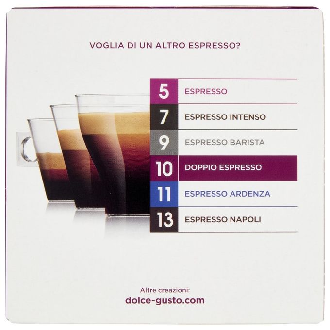 Dolce Gusto Capsule Caffe' Doppio Espresso 16 Pezzi