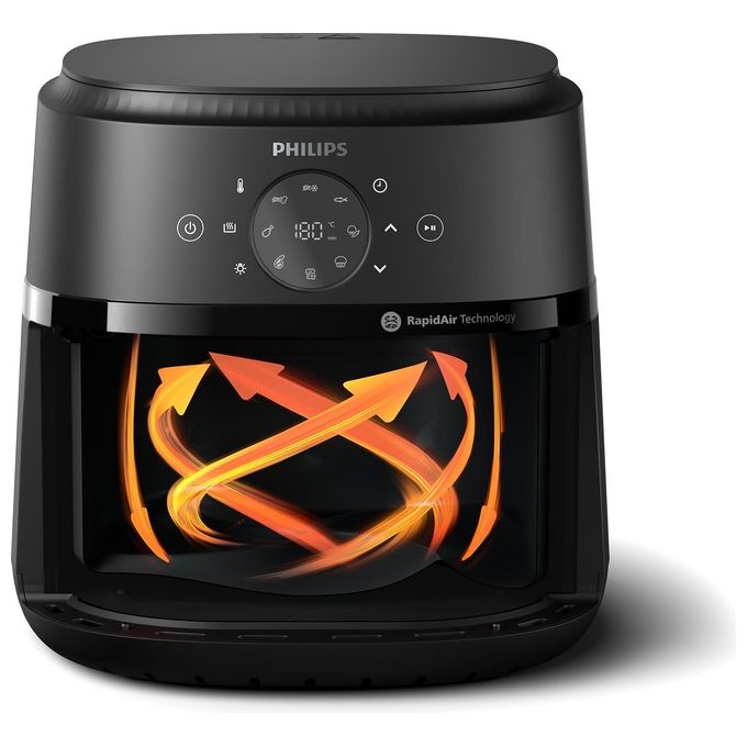 Philips NA231-00 Friggitrice ad aria 6.2 L 1700 W 13 Programmi RapidAir Display Touch colore Nero