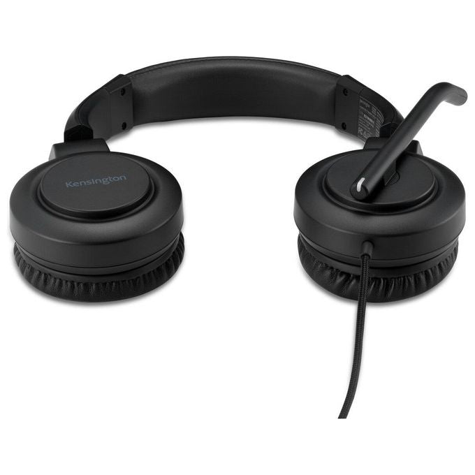 Kensington K83450WW Cuffie on-ear USB-C H1000 con microfono con cancellazione del rumore comandi integrati e Busy Light colore Nero