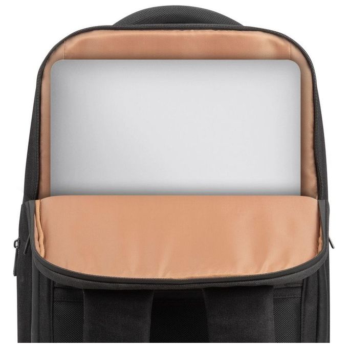 Rivacase 8164 BLACK Zaino per laptop ECO 17.3'' con tasca tablet e cinghia trolley colore Nero