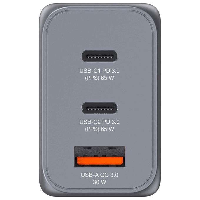 Verbatim GNC-65 Caricatore Universale Nero-Grigio AC Ricarica Rapida Interno