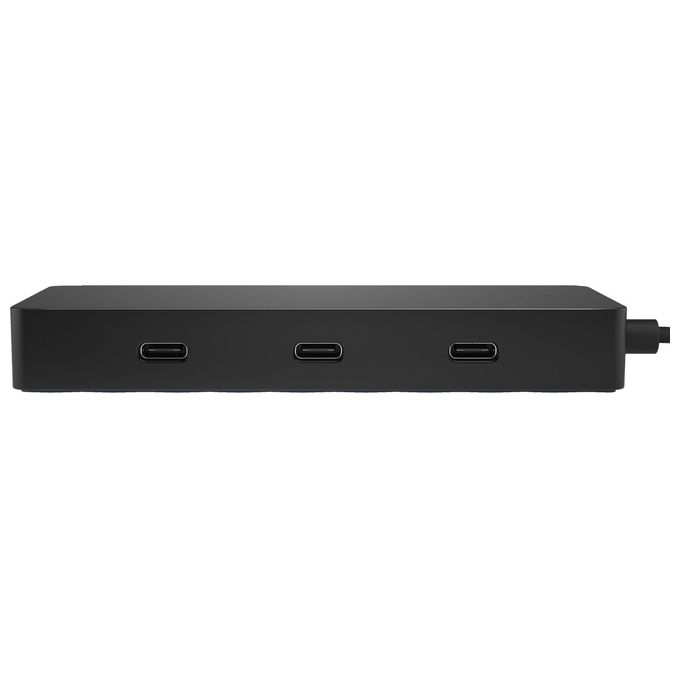 HP 6G842AA Hub Multiporta 4K USB-C 4 porte USB-C 10 Gbps risoluzione 3840x2160 fino a 65 W compatibile Windows macOS Chrome OS Android colore Nero