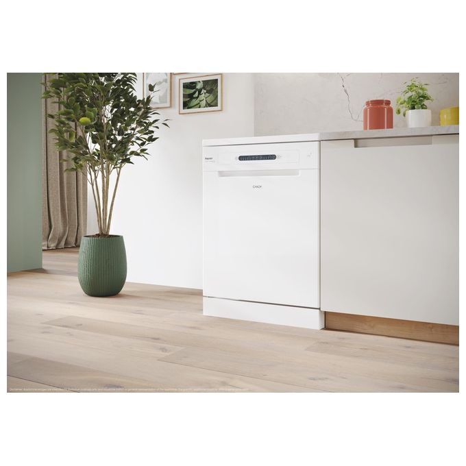 Candy CF 4E7L0W Rapido Lavastoviglie Libera Installazione 14 coperti Classe E 47 dB Wi-Fi Bluetooth (85x60x60 cm) colore Bianco