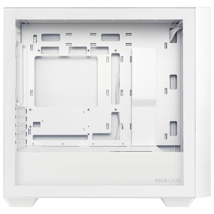 Asus A21 PC Case Mini Tower mATX Mini-ITX Vetro Temperato Radiatori 360 mm GPU 38 cm 5 Slot USB 3.2 colore Bianco