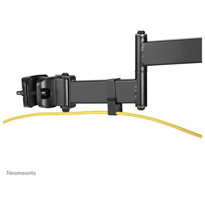 Neomounts FL40-450BL12 Supporto Palo per TV 23-42'' Compatibilita' VESA 75x75 200x200 mm Inclinazione Regolabile Rotazione 180° colore Nero