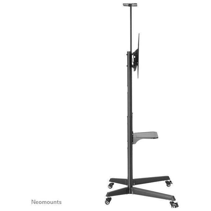 Neomounts FL50-550BL1 Carrello TV da Pavimento Mobile 37'' 70'' 50 Kg 4 Ruote 2 Ripiani VESA 600x400 colore Nero