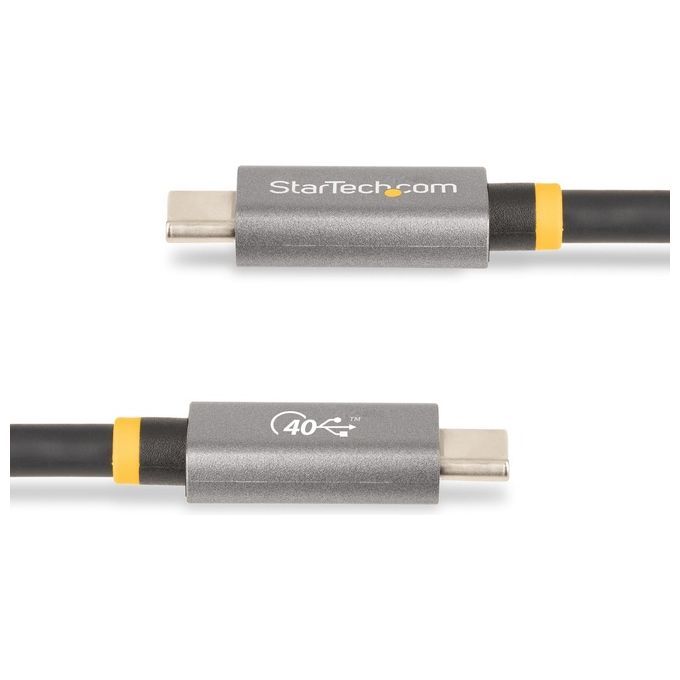 StarTech.com Cavo USB4 da 1mt Cavo USB Type-C Certificato USB-IF