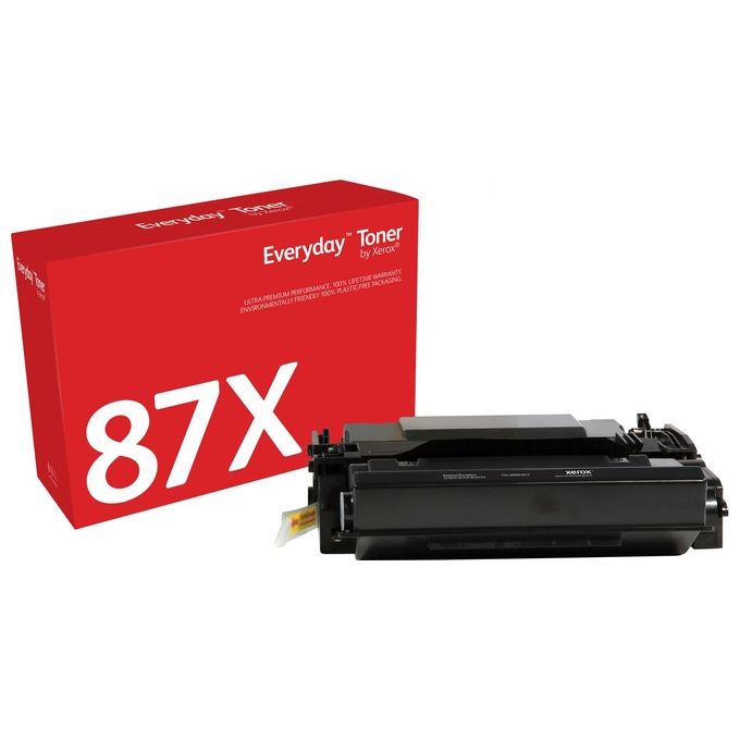 Xerox CF287X CRG-041H Everyday Toner Compatibile Alta Capacita' 18000 pagine HP LaserJet Pro M501 M506 M527 colore Nero