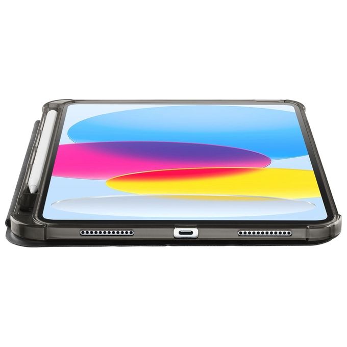 Cellularline FOLIOIPAD22102K Folio Custodia a libro per iPad 10.9'' Ecopelle Stand 3 livelli Sleep Wake colore Nero
