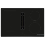 Bosch PVS831B16E Serie 4 Piano cottura a induzione 80 cm 4 zone con cappa integrata colore Nero