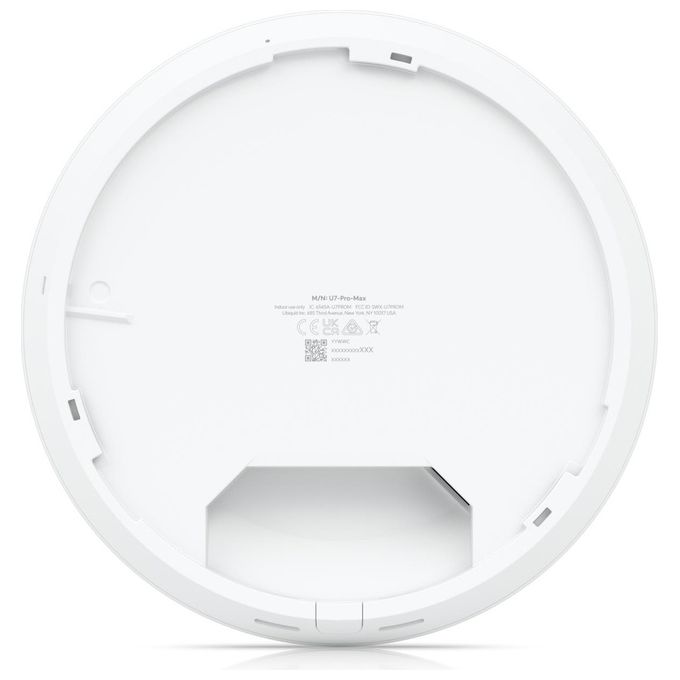 Ubiquiti U7-PRO-MAX UniFi Access Point Wi-Fi 7 Tri-Band 5700 Mbit-s PoE 2.4 5 6 GHz colore Bianco