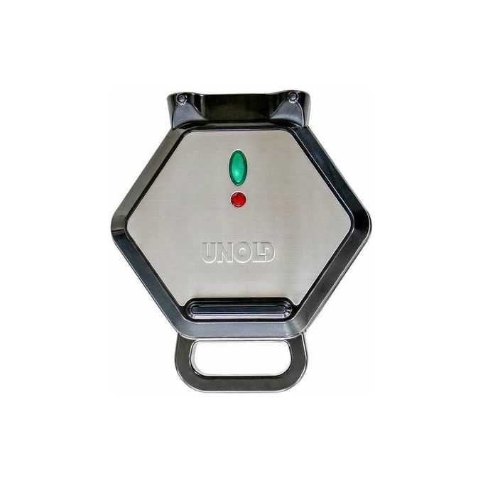Unold Bobby Macchina per Waffle a Bolle 700W Nero-Argento