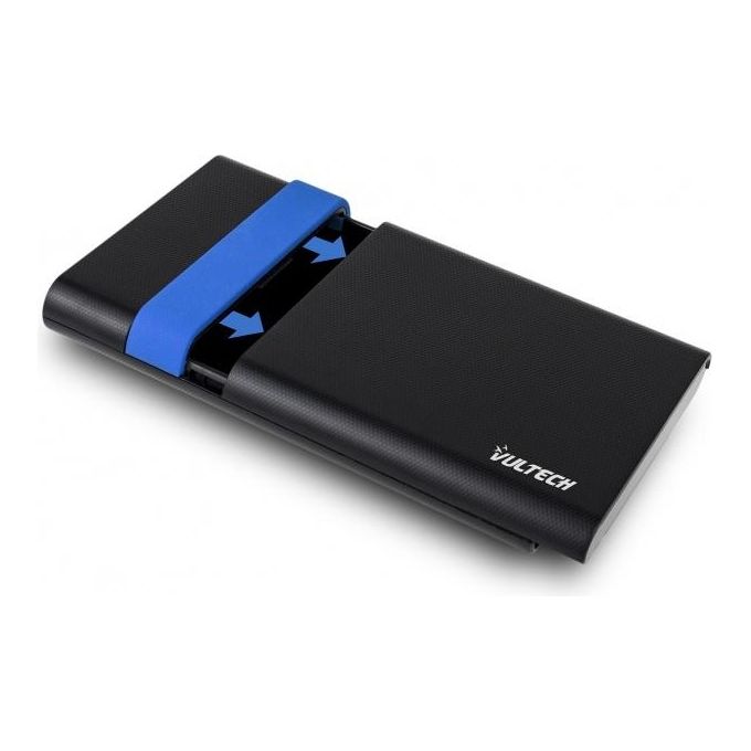 Vultech GS-15U3 Contenitore di Unita' di Archiviazione 2,5'' Enclosure HDD Nero-Blu