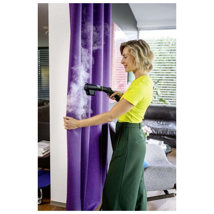 KÄRCHER 2.863-332.0 Bocchetta a Vapore per Stirare Verticalmente Compatibile con Modelli SC e SG Serbatoio 100 ml colore Nero