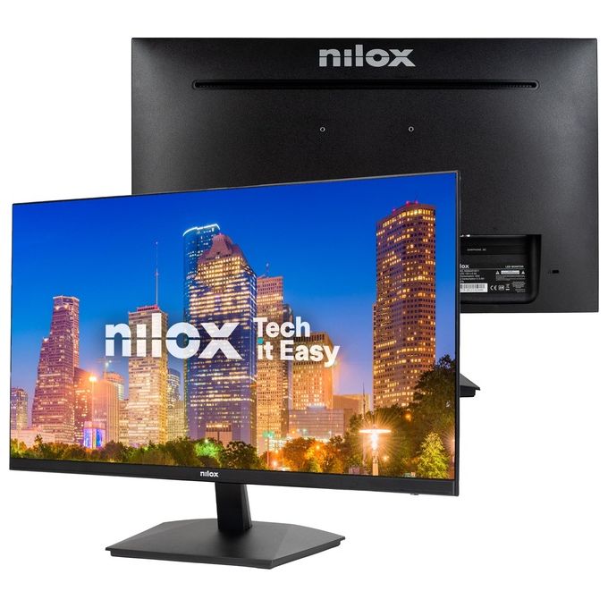 Nilox NXM24FHD11 Monitor PC 23.8'' LED Full HD 1920x1080 75Hz 5ms VA HDMI VGA colore Nero