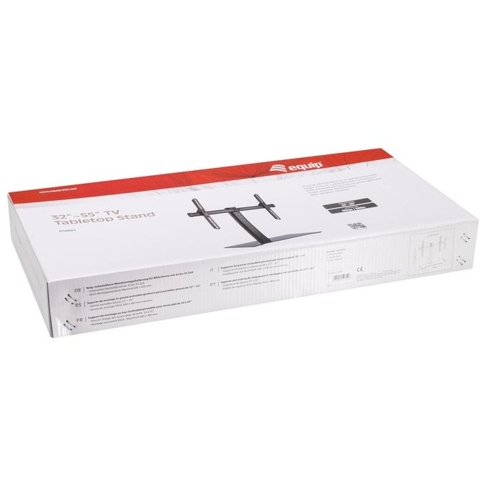 Nilox EQ650601 Supporto da Tavolo con Base in Vetro 600x400mm 32