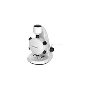 Atlantis E45-MS737 Microscopio Digitale USB Risoluzione UXGA 1600x1200 6 Torrette di Ingrandimento da 100x a 600x CMOS Illuminazione Superiore e Inferiore colore Nero