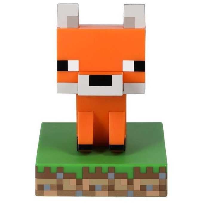 Paladone PP13275MCF Icons Minecraft Fox Lampada da Scrivania a batterie AAA 11 cm colore Multicolore