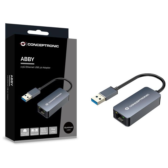 Conceptronic Adattatore Usb3.0 Ethernet 2,5g Conceptronic