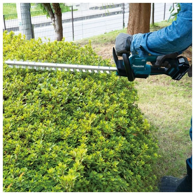 Makita DUH506RF Tagliasiepi a Batteria Brushless LXT 18V 3.0Ah lama 50cm taglio 20mm colore Blu Nero