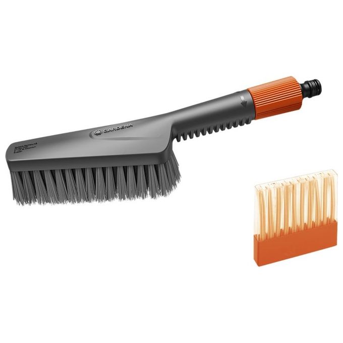 Gardena Set di Lavaggio Cleansystem con Spazzola a Mano S Soft