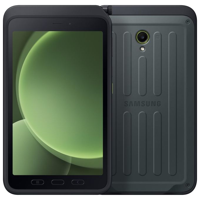 Samsung SM-X306BZGAEEE Galaxy Tab Active5 Tablet Android 8'' 5G 6GB RAM 128GB IP68 MIL-STD-810H Enterprise Edition colore Verde