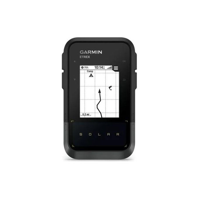 Garmin 010-02782-00 eTrex Solar Navigatore GPS Portatile con Alimentazione Solare e GPS Multibanda colore Nero Grigio