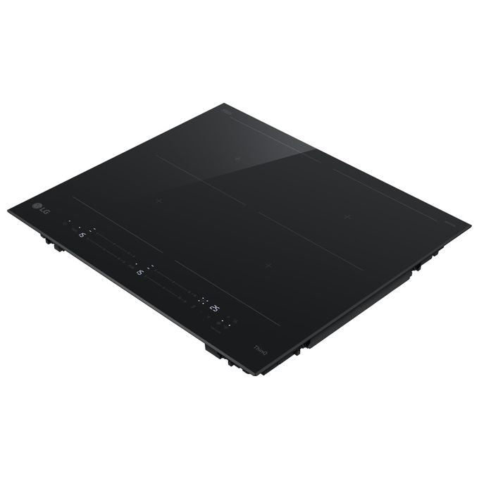 LG CBIZ2437B Piano cottura induzione 60 cm 4 Zone 2 Zone Flex 7400 W 15 Livelli Boost Wi-Fi Vetroceramica Schott colore Nero