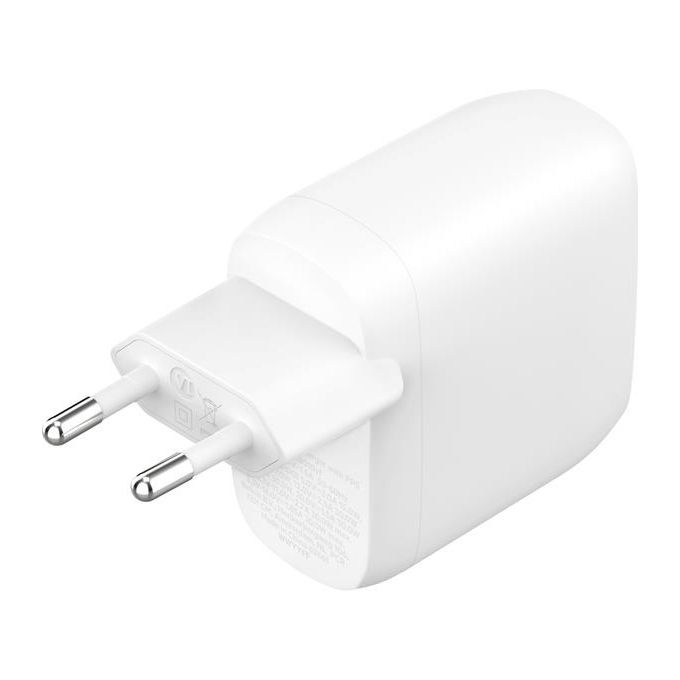 Belkin WCB010VFWH BoostCharge Pro Caricabatteria da Parete USB C 60 W con PD 3.1 PPS 2 Porte colore Bianco