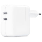 Apple MW2K3ZM-A Alimentatore Doppia Porta USB-C 35W 2 porte per MacBook Air iPhone iPad colore Bianco