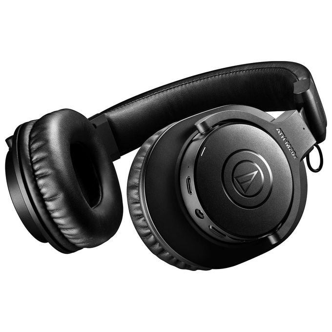 Audio-Technica ATH-M20XBT Cuffie a Padiglione Wireless Bluetooth 5.0 con Microfono Sovraurali Chiuse 60h autonomia colore Nero