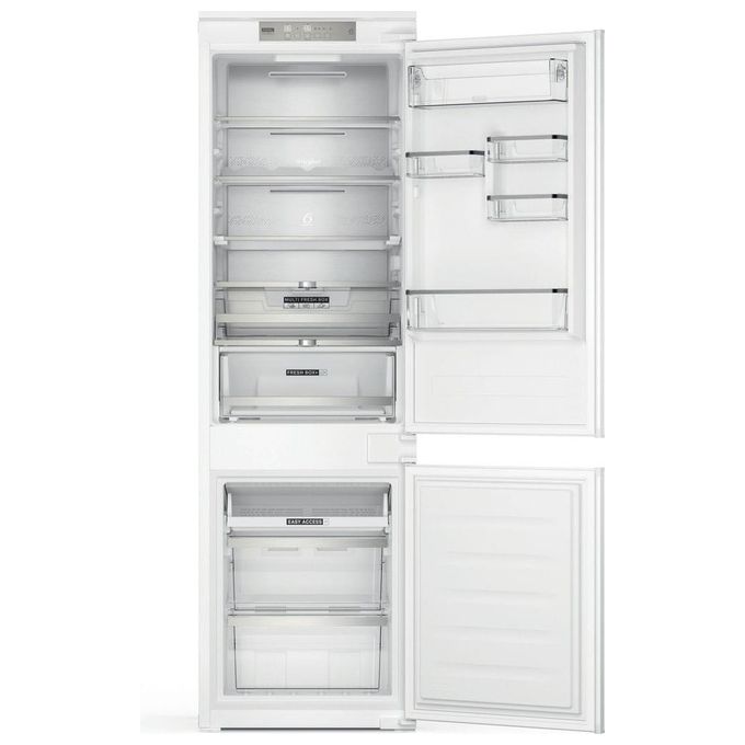Whirlpool WHC18T573 Frigorifero Combinato da Incasso 250 L 177 cm Classe D Total No Frost 32 dB 6° Senso colore Bianco